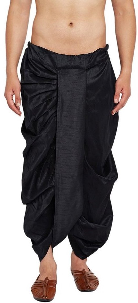 Heren Dhoti Set in Genaaid Dupion Zijde - Traditioneel Indiaas Kledingstuk