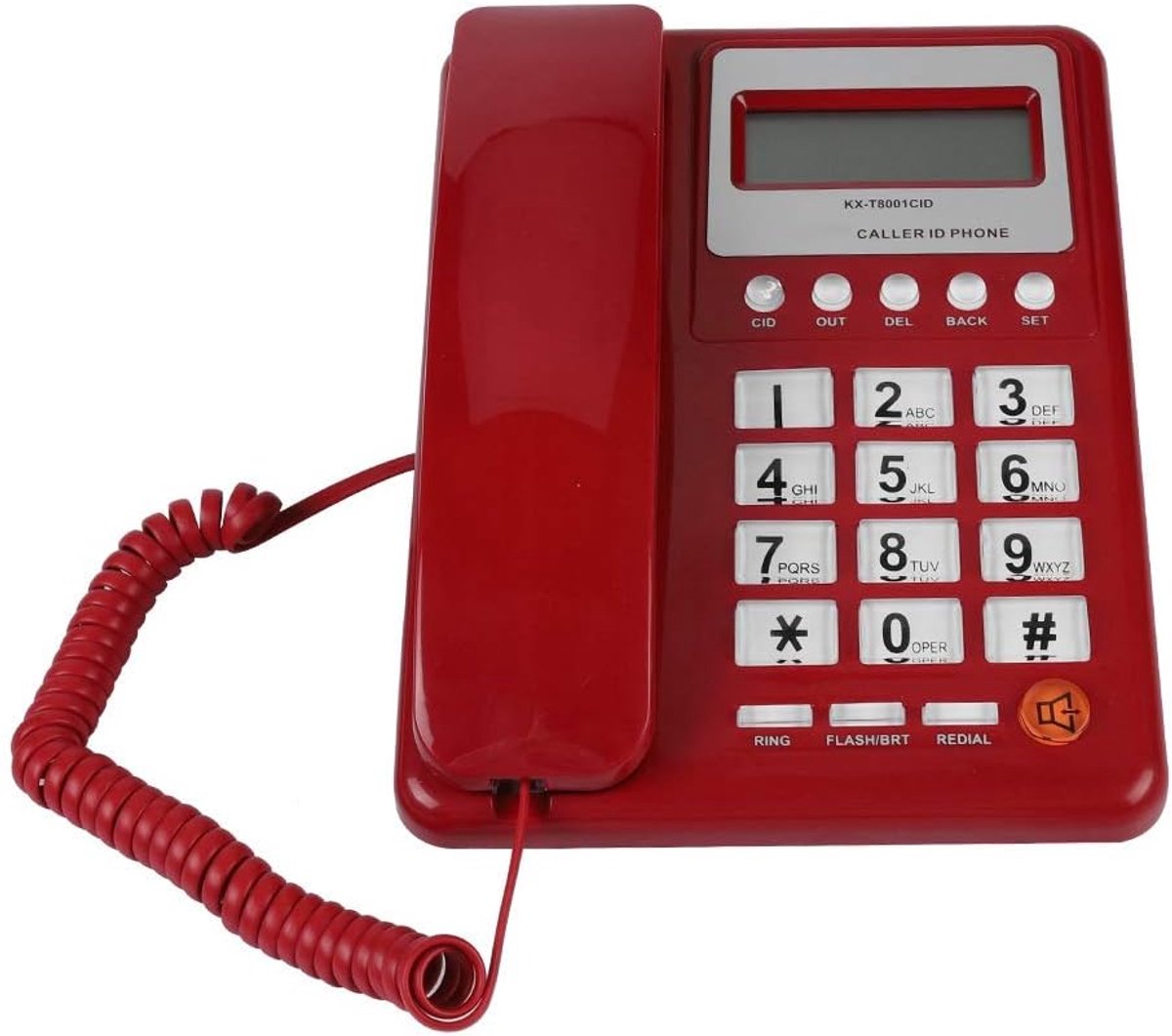 Dailygoods- Huistelefoon met Nummerweergave - Bedrade Telefoon - Realtime Datum/Wekweergave - Herhaalfunctie - Dual Mode - Schokbestendig