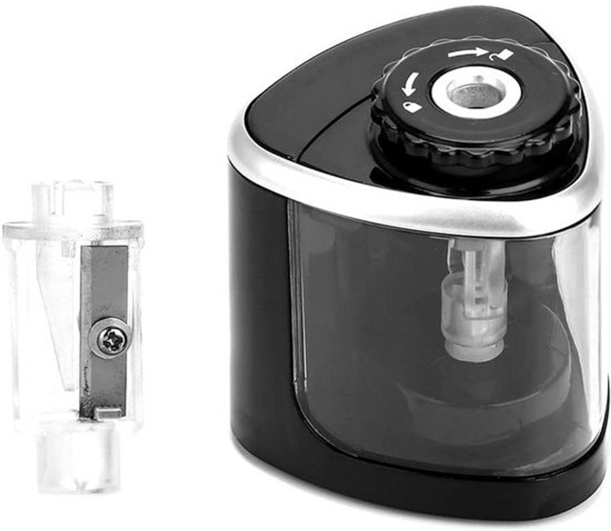 Elektrische Puntenslijper - Automatische Potloodslijper - Snel Potloden Slijpen - Aanraakschakelaar - 6-8 mm - Transparant