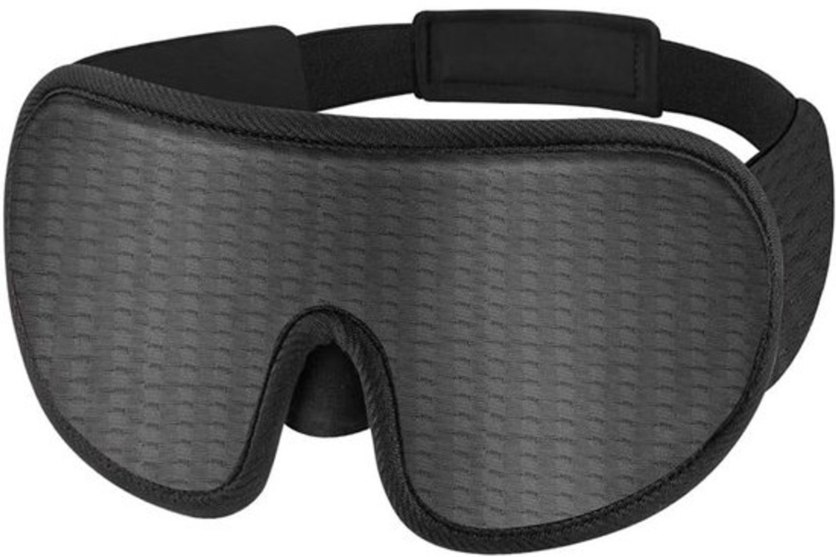 3D Slaapmasker - Oogmasker - Comfortabel Slapen - Drukverlichtend Ontwerp - 3 Stuks - Grijs