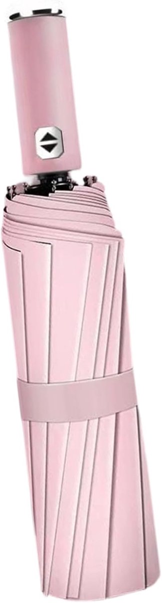 Automatische paraplu met ledverlichting – Paraplu – Geschikt voor buiten en op reis – Roze