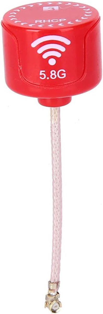 Dailygoods- Antenne 5,8 GHz 3 dBi Hoge Gain - RHCP - UFL/MMCX Connector - FPV Drone Accessoire - Laag Stroomverlies - Eenvoudig te Installeren