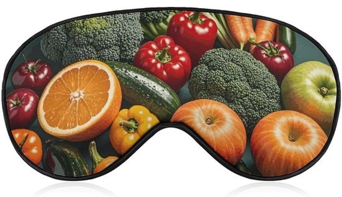 Slaapmasker - Blinddoek Oogmasker - Verbeteren Slaap - Verstelbare Band - 20.57 x 10.41 cm - Zwart