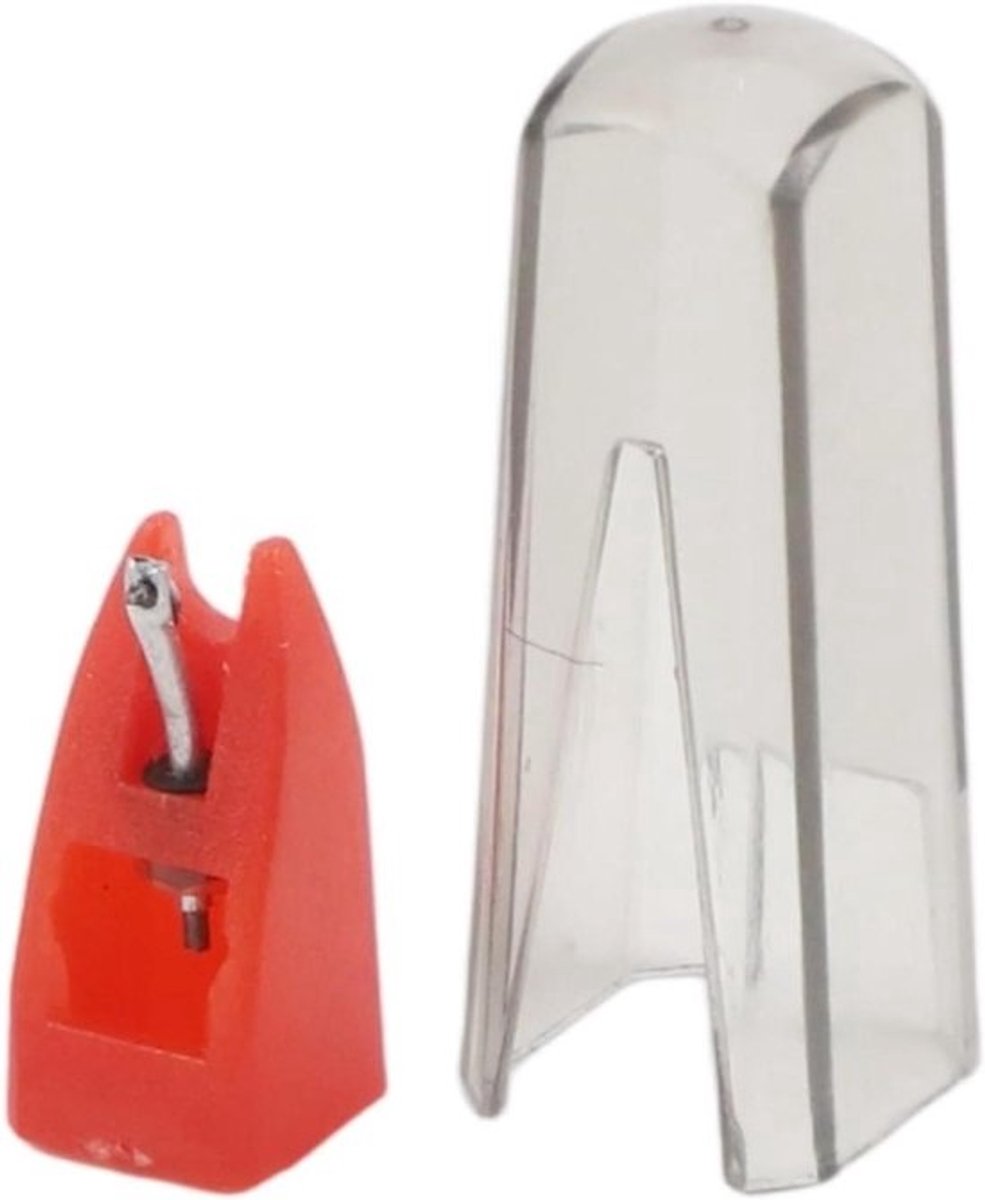 Platenspeler Naald - Reserve Naald - Muziek Luisteren - Brede Compatibiliteit - 6 x 4 x 3 cm - Zwart Rood