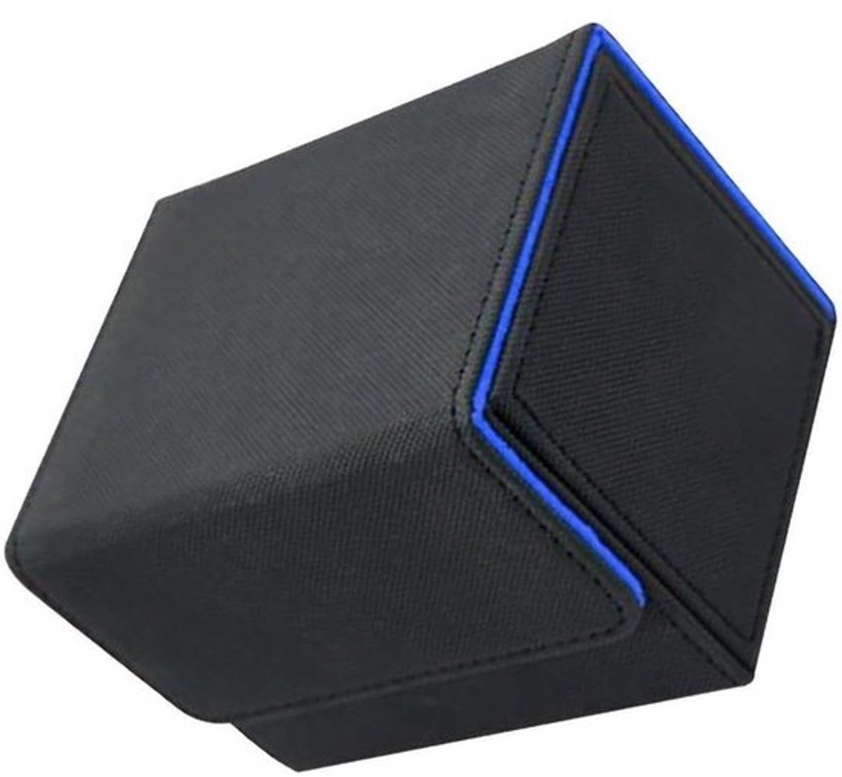 Opbergdoos Kaarten - Verzamelkaarten Box - Kaarten Ordenen - Magnetische Deksel - Meer dan 100 kaarten - Zwart blauw