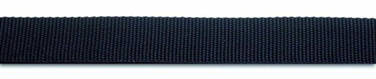Polypropyleen Band - Spanband Bagageband - Bagage Vastzetten - Aanpasbare Lengte - 25 mm Breed - Zwart