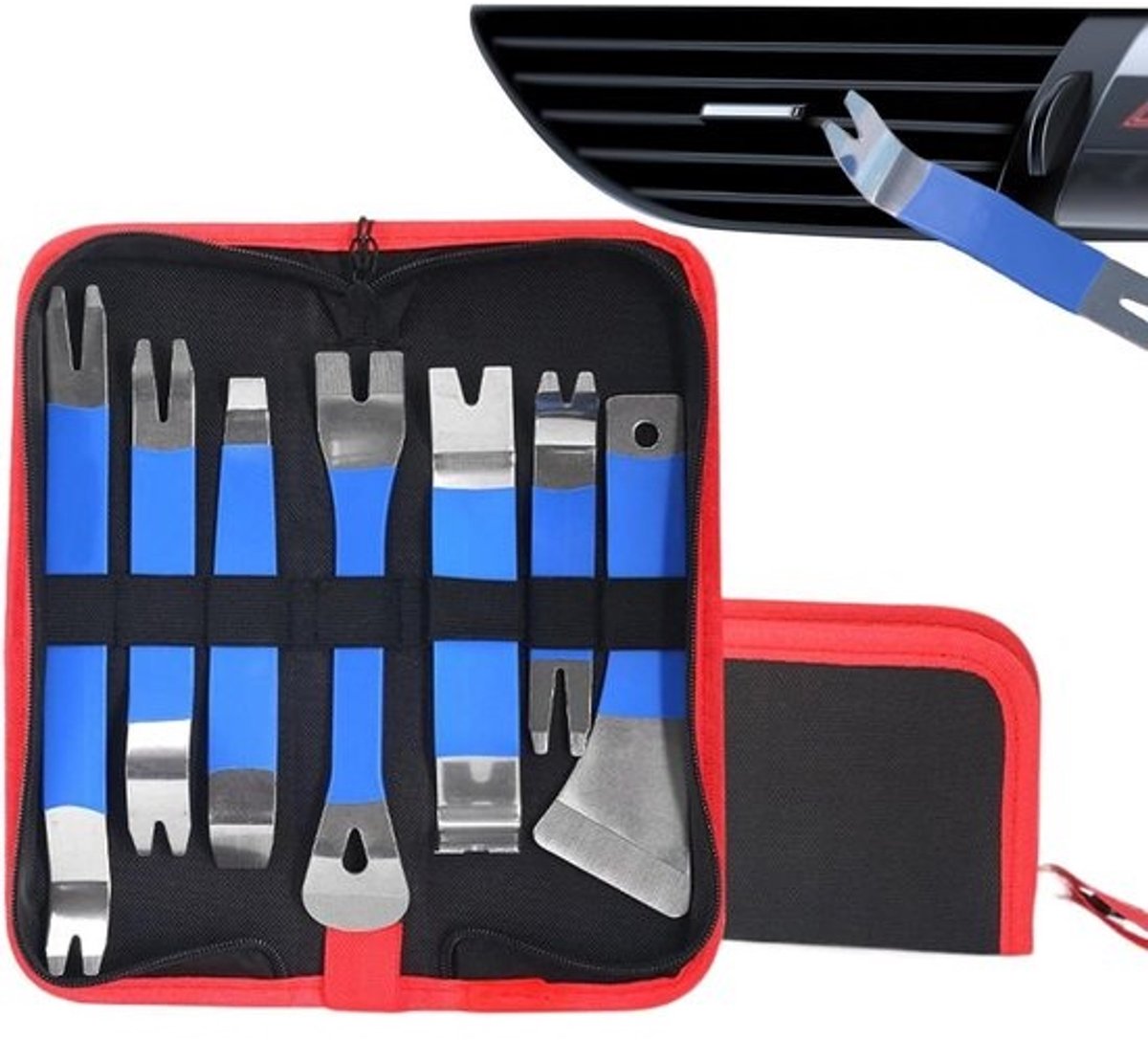 Automotive Trim Remover Tool Kit | Hefgereedschapsset en bevestigingsverwijderaar, autoclips, reparatiehendel, 1 set voor mechanische interieur, stoelen, deuren