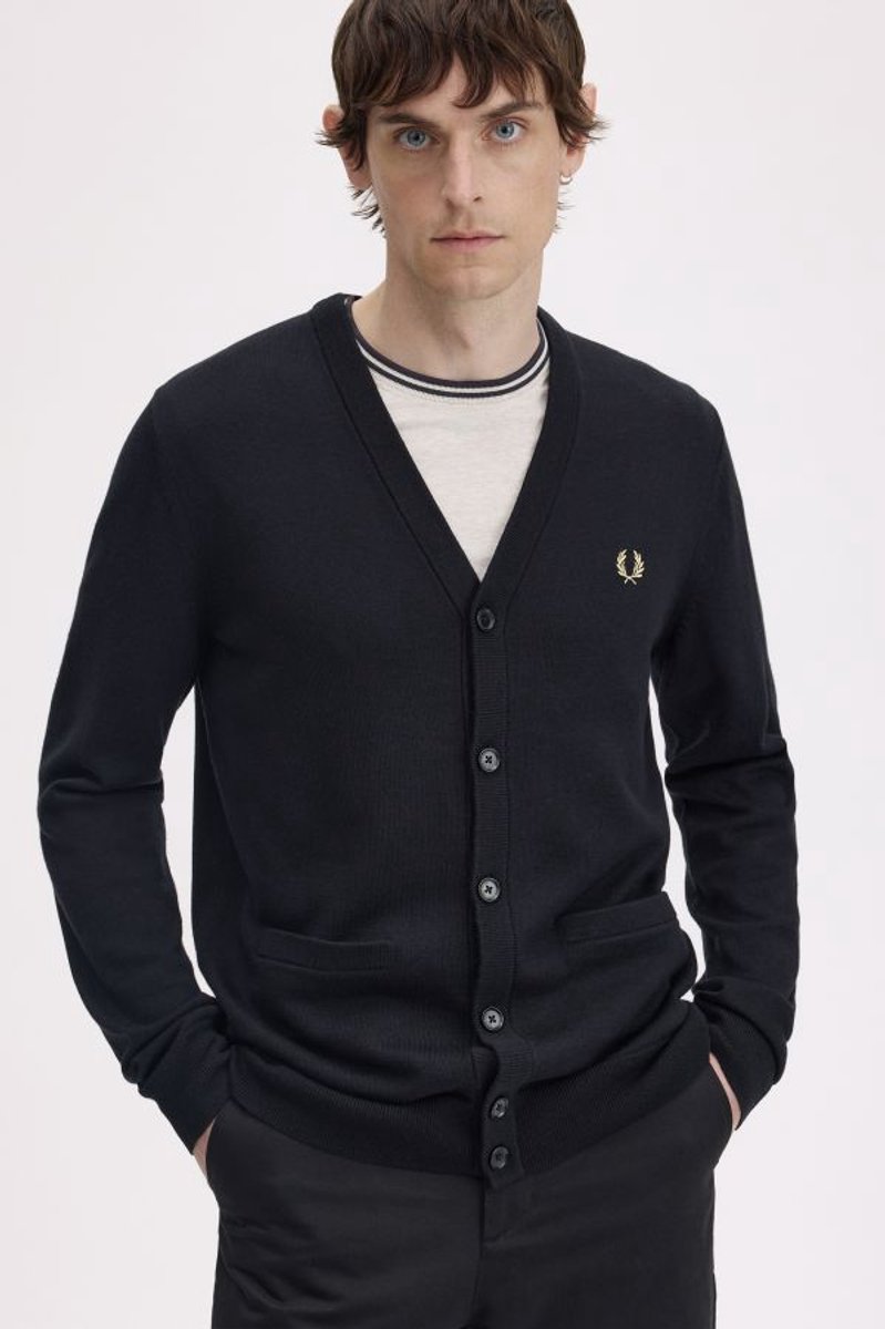 Fred Perry Cardigan – M Zwart