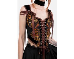 Restyle - Ignis Moth Corset Top - XL
