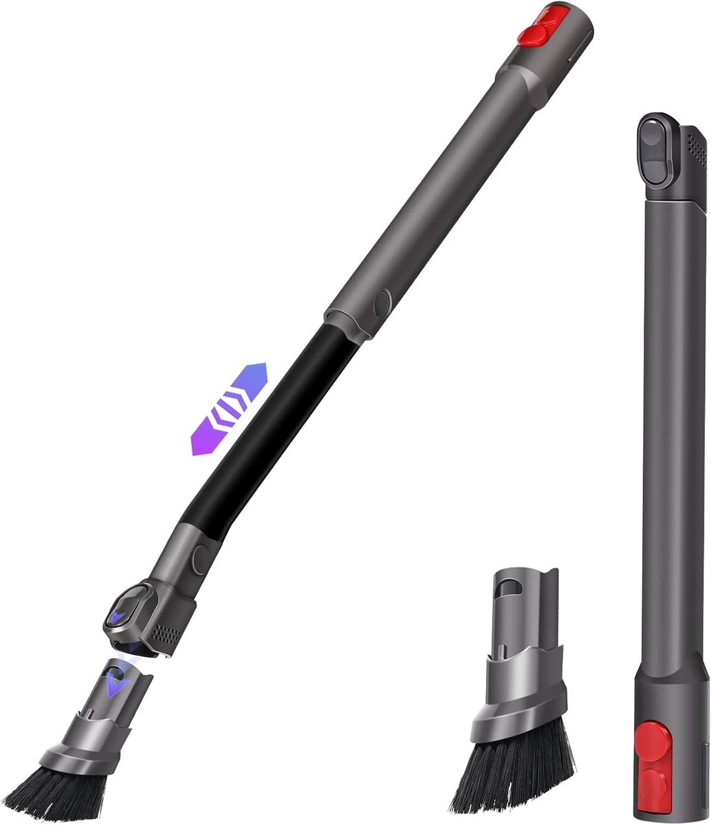 voegentuit voor Dyson Outsize V15 V12 Slim V11 V10 V8 V7 Gen5detect vervangstukken, lange platte tuit stofzuiger accessoires, uittrekbare voegentuit voor hoeken, moeilijk bereikbare spleten