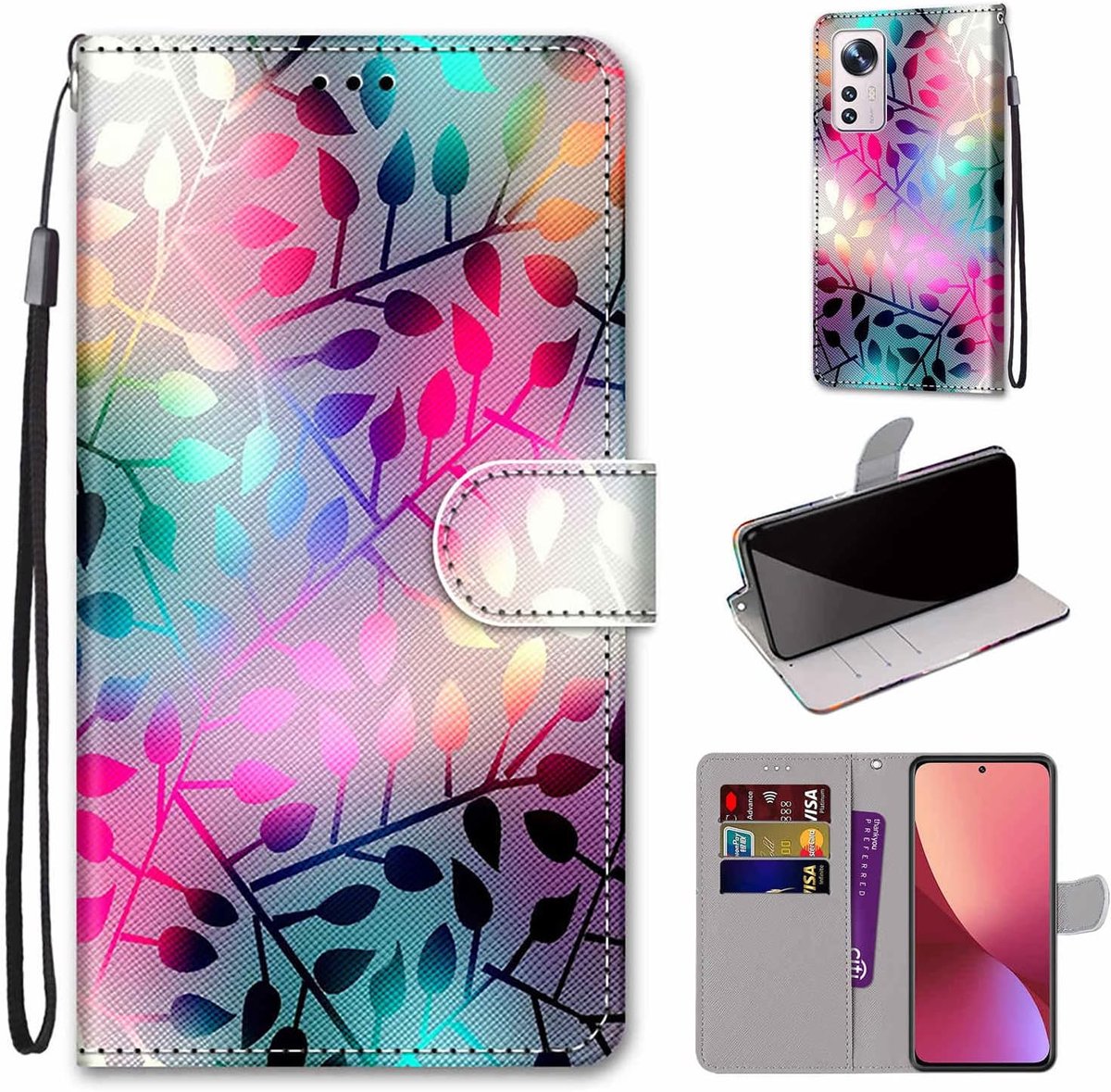 Portemonnee Telefoonhoes voor Xiaomi 12/ 12X