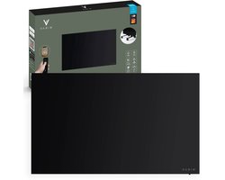 Varin® Smart Design Infrarood verwarmingspaneel - 600W - 100x60cm - Zwart glas - IP24 - Met…