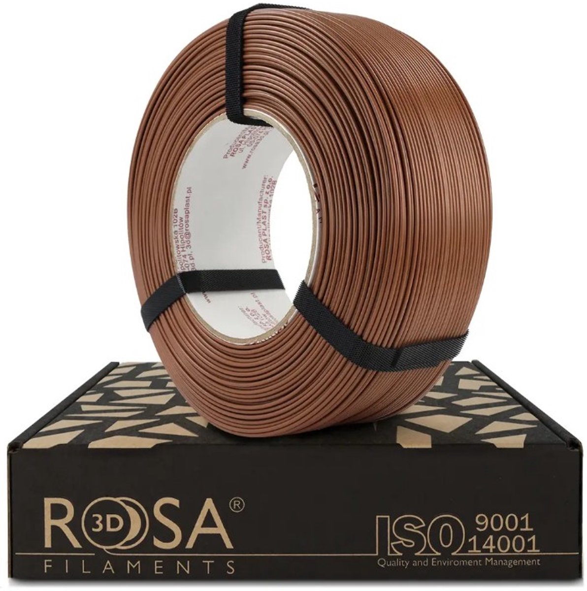 Rosa3D PLA Mocha Mousse Bruin 1 kg Refill Filament