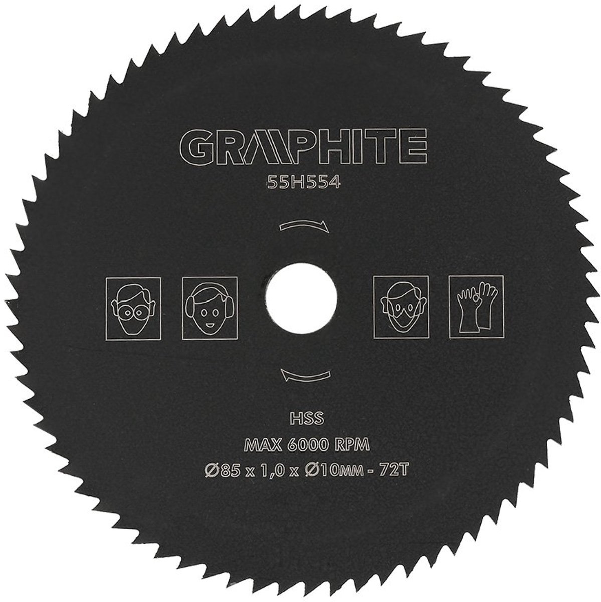 Dailygoods- Cirkelzaagblad 85mm - HSS Materiaal - 72 Tanden - Voor Hout/PVC/Aluminium - Duurzaam - Hoge Hardheid - Zaagblad