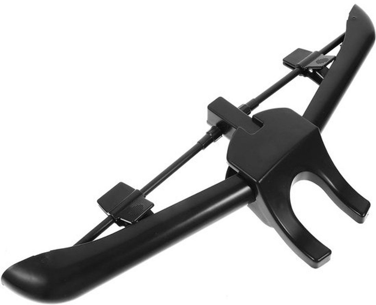 Opvouwbare Kledinghanger - Stoomhanger Kledingrek - Kleding Stomen - Ruimtebesparend Ontwerp - 46.5 x 19 cm - Zwart