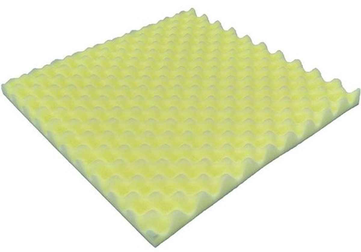 Akoestische panelen - Geluidsisolatie schuim - Muziek opnemen - Hoge dichtheid absorptie - 50x50x2cm - Zwart