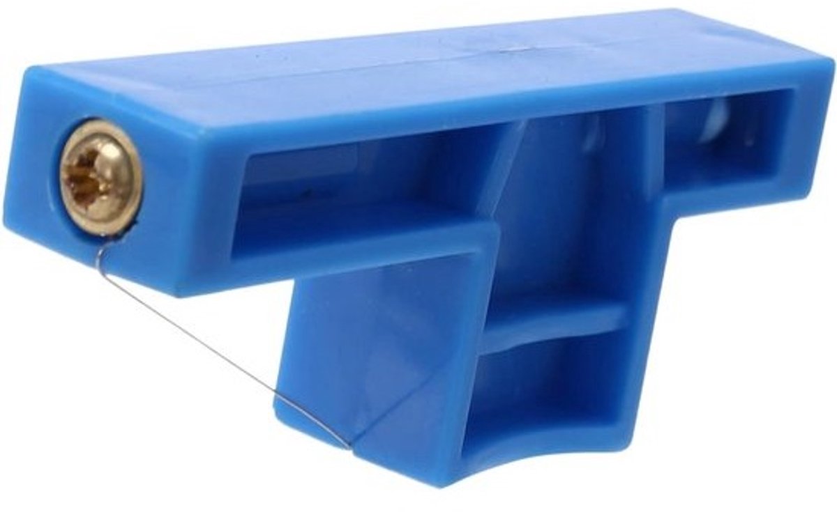 Klei Hoeksnijder - Trimmen Tool Aardewerk - Keramiek Bewerken - Professionele Kwaliteit - 7x2.8cm - Blauw