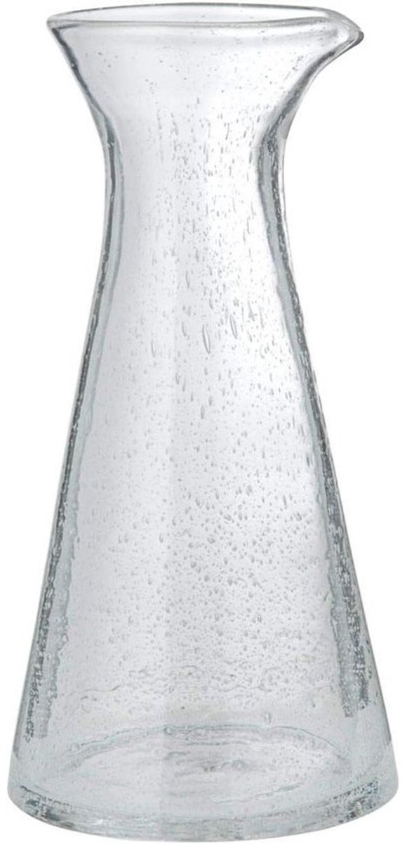 Glazen Karaf - Drank Dispenser - Dranken Serveren - Met Luchtbellen - 500 ml - Transparant