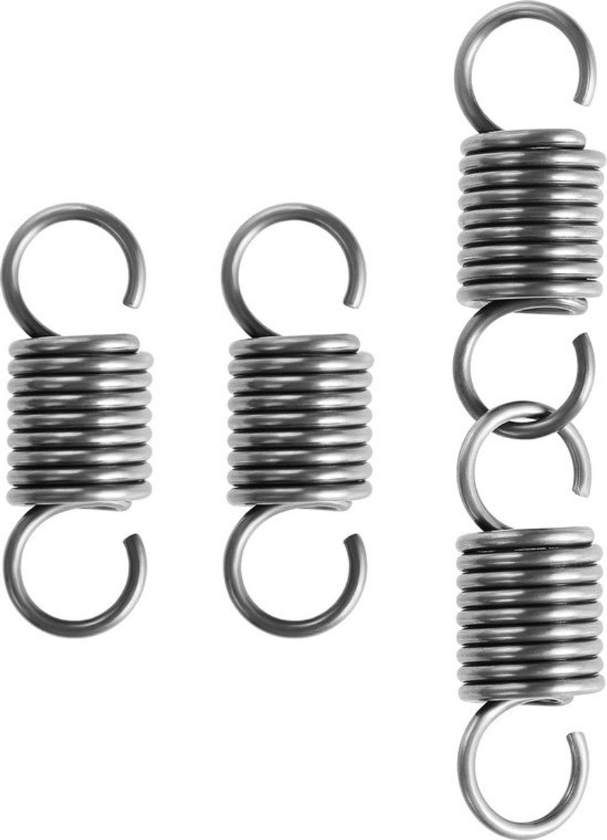 Dubbele Haak Trekveren 2,5 mm - 20 mm Buitendiameter - 60 mm Lengte - 4 Stuks