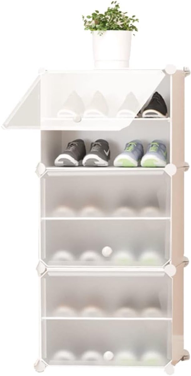 Schoenenrek, Schoenenopbergkast voor Entree. Schoenenrek voor Hal. Schoenenrek. Opslag voor Thuis, Hal, Slaapkamer. 12 Paren schoenen