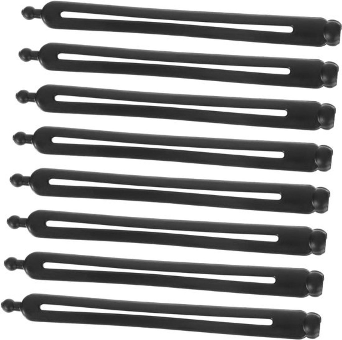 Haarknotmaker Set - Haarstyling Tools - Elegant Kapsel Maken - 8-delige Set - 14 cm Lengte - Zwart