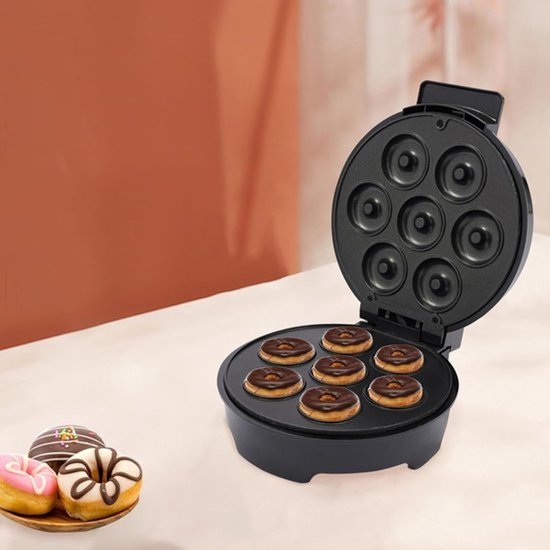 Mini Donut Maker - Donuts Bakken - Snel Desserts Maken - Non-stick Coating - 20 x 20 x 25 cm — afbeelding 2