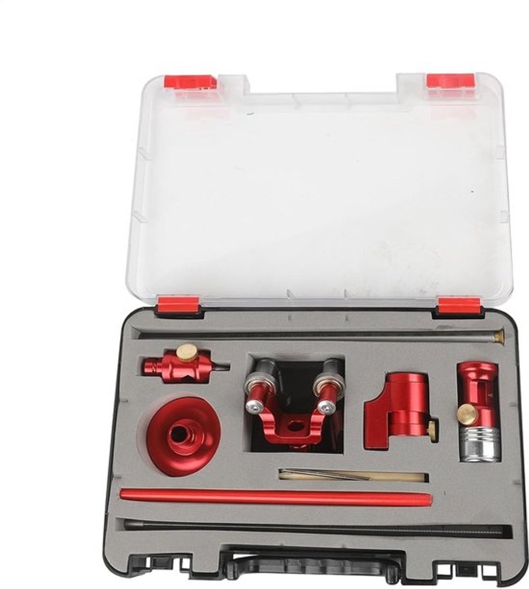 Timmerliniaal Set - Meetgereedschap Hout - Houtbewerking Nauwkeurig - Antislip Handgreep - 23.5 x 16 cm - Aluminium