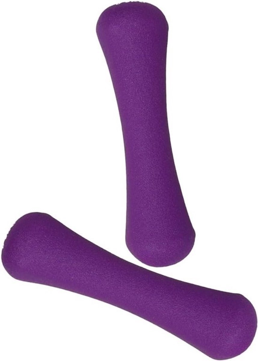 Kinder Dumbbells - Lichtgewicht Gewichten - Gymnastiek Training - Handig Praktisch Speelgoed - 15 cm - Paars