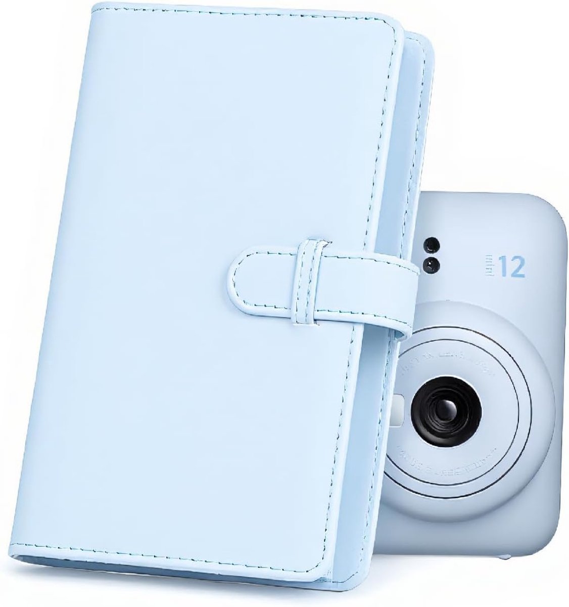 Dailygoods- Fotoalbum 108 Pockets - Mini Fotoalbum 3 Inch - Plakalbum - Fotoalbum voor Mini 12/11 - Duurzaam Leer - Veilig Opslag Systeem - Fotoboek