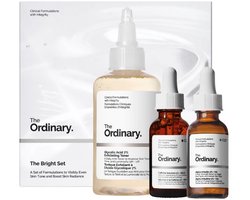 The Ordinary - Skincare Set - Glycolic Acid 100 ml + Serum 30 ml + Oogserum tegen Wallen 30 ml - Cadeaus voor Vrouwen - Geschenkset - Cadeaudoos - Geschenkdoos - Giftset Vrouw - Cadeauset - Dagcreme - Gezichtscrème - Gezichtsreiniger - Moisturizer