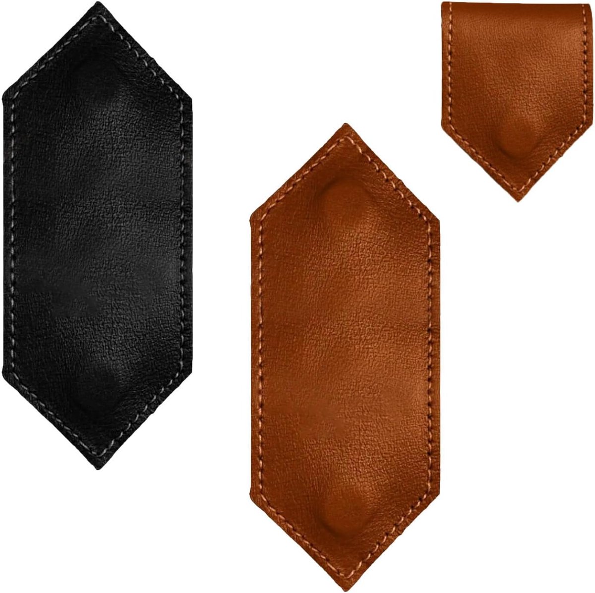 Dailygoods- Bladwijzer Magnetisch - Retro Stijl - 2 Stuks - PU-leer - Vlekbestendig - Duurzaam - Creatief Ontwerp - Boekenlegger