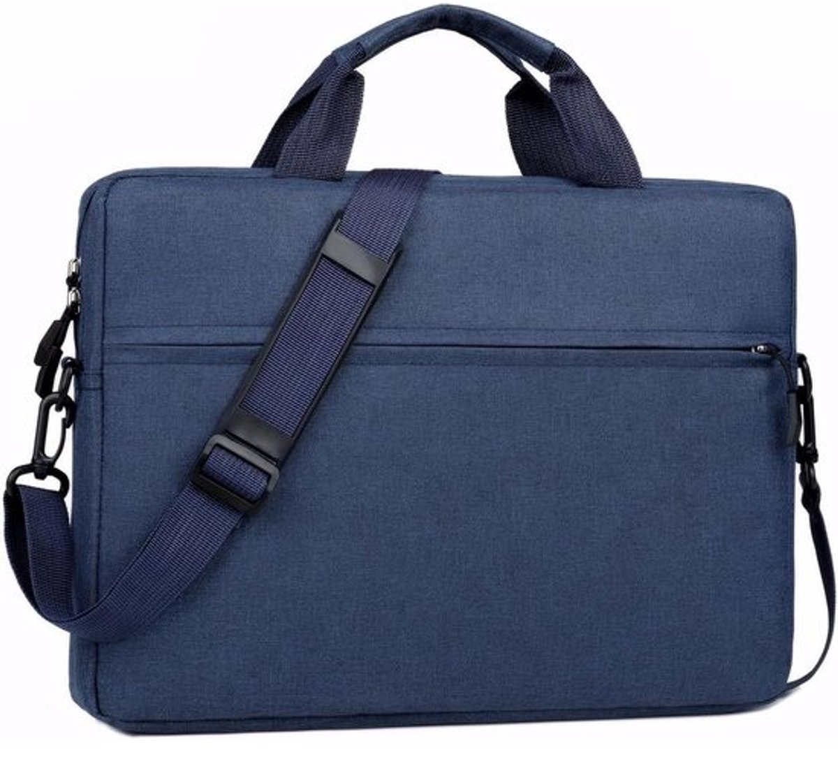 Laptop Tas - Schoudertas Computer Case - Bescherming Transporteren - Waterdicht Materiaal - 37x27x6 cm - Zwart