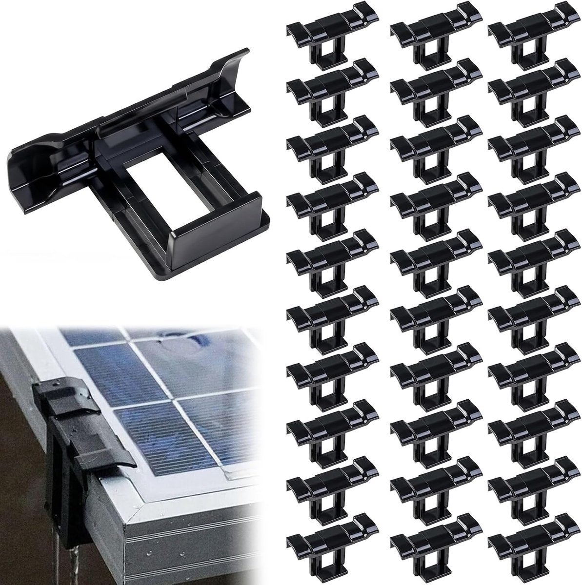 Waterafvoerclips 30 stuks - hoogwaardig materiaal - voorkomt waterophoping - ideaal voor zonnepanelen - ShopVlot