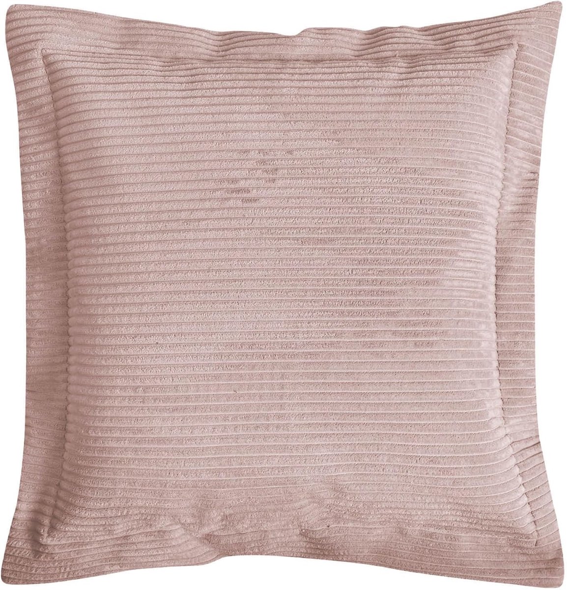 mokebo Bankkussen van Cord 'Das Wölkchen', gezellig & knuffelbaar bankkussen of fladderkussen, ook als dekokussen, sierkussen of rugkussen in Roze, 70x70x8 (B/H/D in cm)