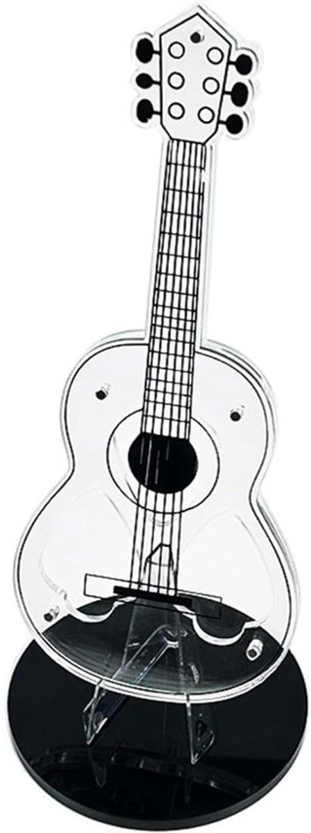 Plectrumhouder - Plectrum Display - Gitaar Accessoire - Acryl Materiaal - 9x9x23cm - Transparant