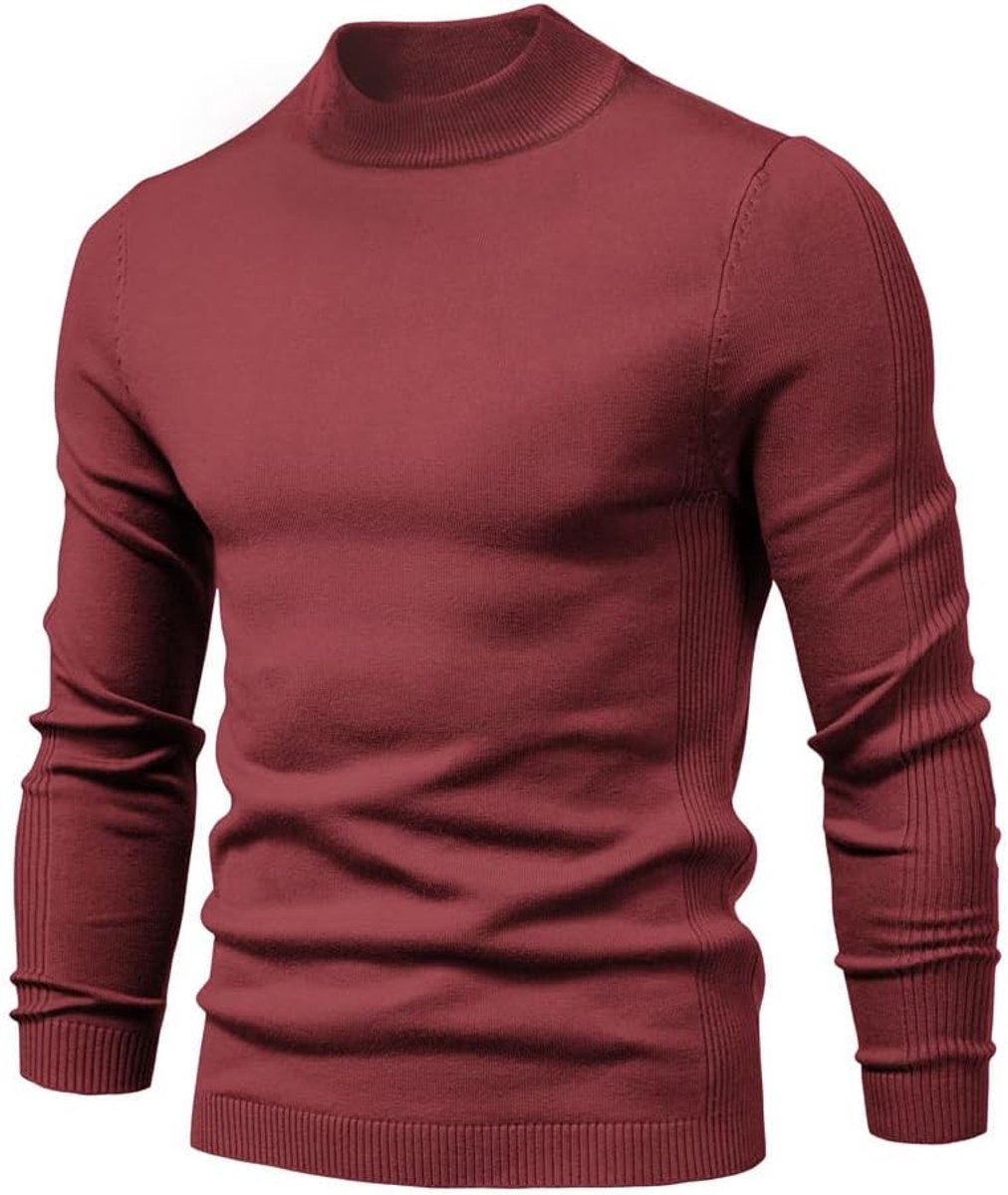 coltrui trui slim fit gebreide truien basic lange mouwen pullover tops voor mannen