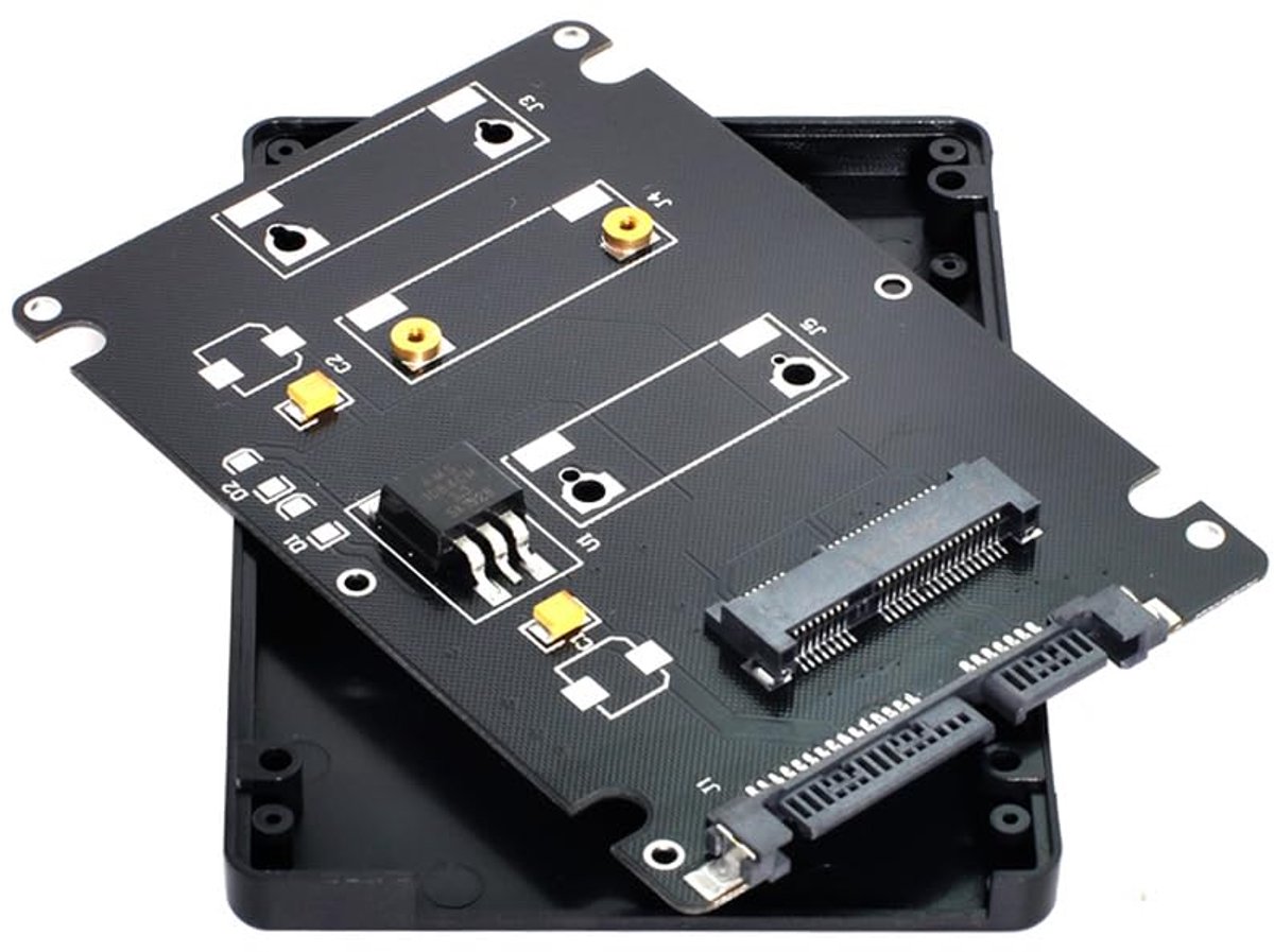 xiwai Mini PCI-E mSATA SSD adapter op 2,5 inch SATA harde schijf behuizing converter voor MSATA SSD