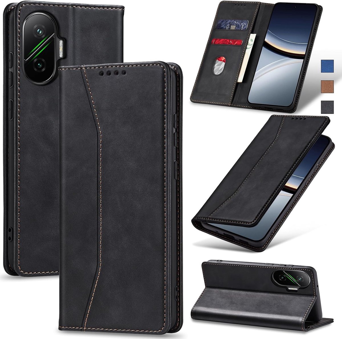 Hoesje voor Xiaomi Poco F7,Zwart