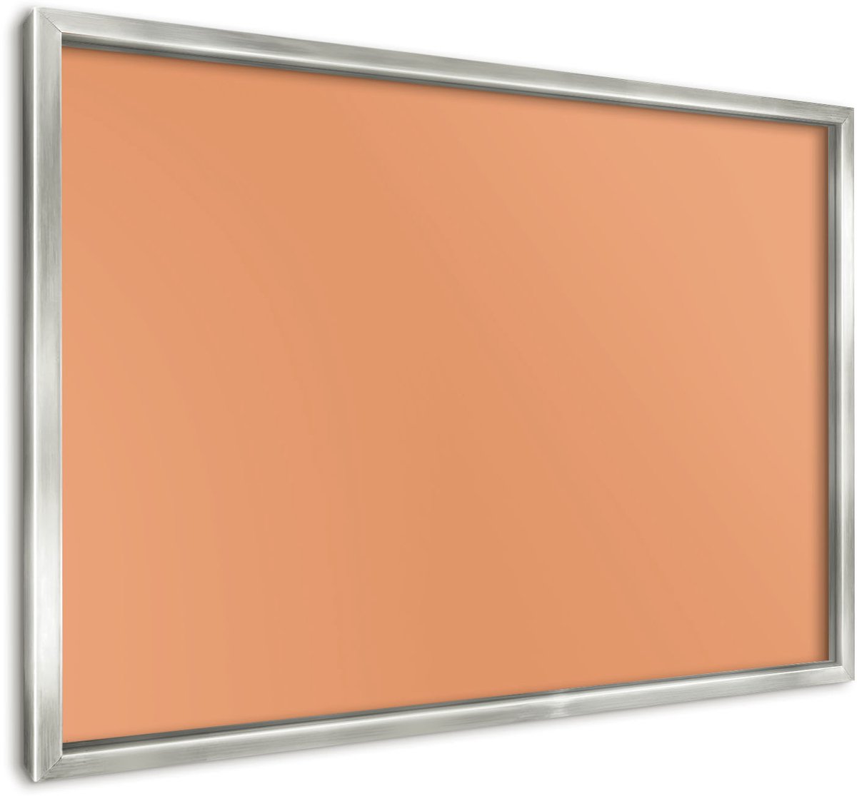 WallMuralia - Magneetbord voor aan de muur - 60x40cm - Magnetisch bord van metaal - Ingelijst magneetbord decoratief Magnetisch bord voor reismagneten -