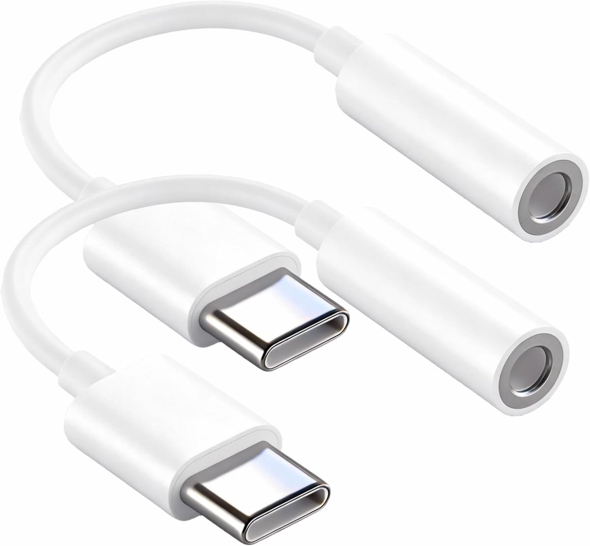 AUX Audio Adapter USB C naar Jack 3.5mm - Geschikt voor iPhone 15/16, Galaxy S24/S23, Huawei en Xiaomi, Perfect voor Hoofdtelefoon en Geluidsapparatuur