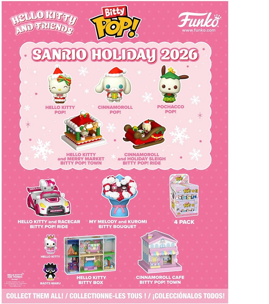 Pop Bitty: Adventskalender - Hello Kitty and Friends - Countdown Calendar — cadeau in Spellen & Speelgoed - foto 4