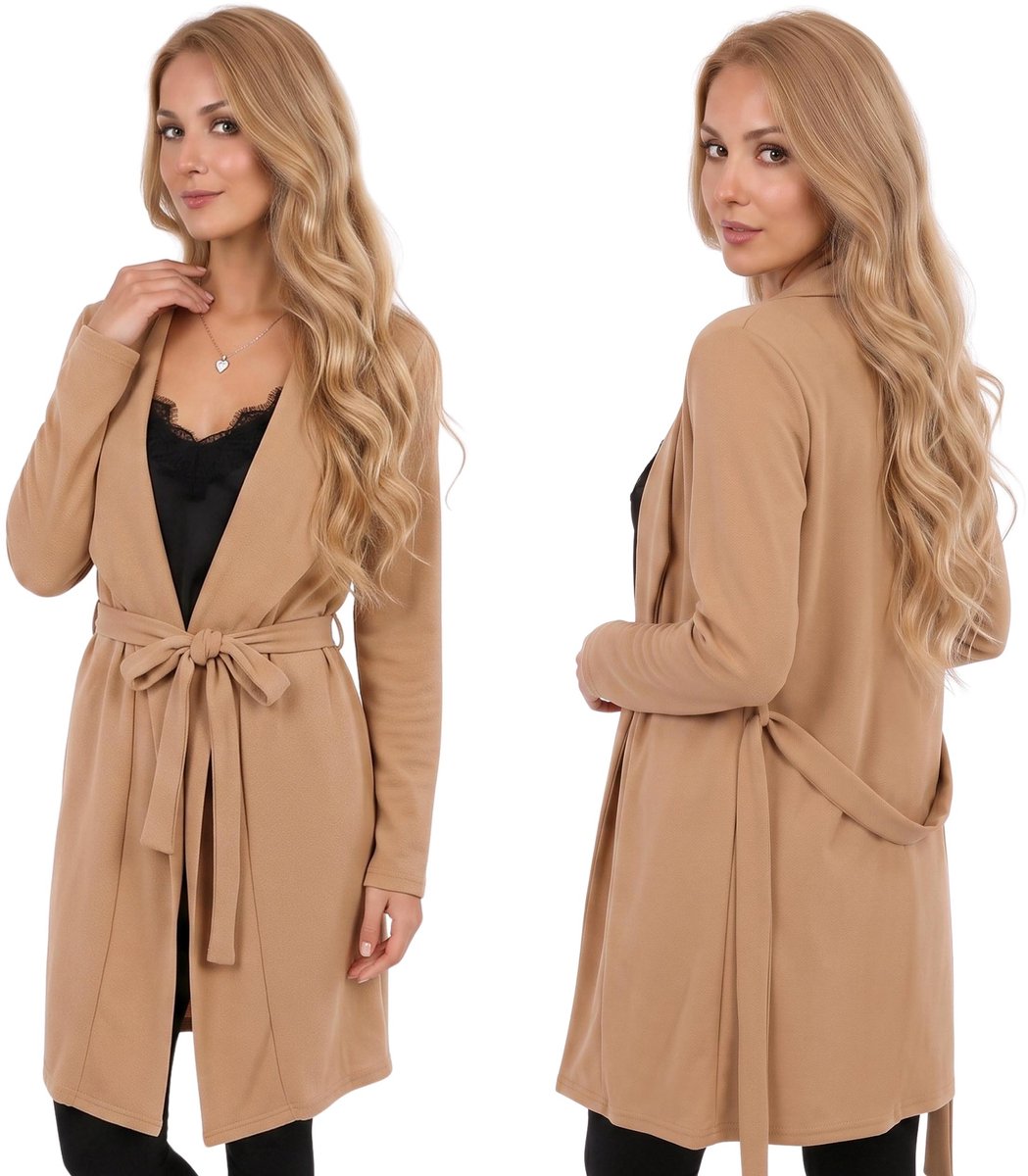 Elegante beige cape/blazer John Zack