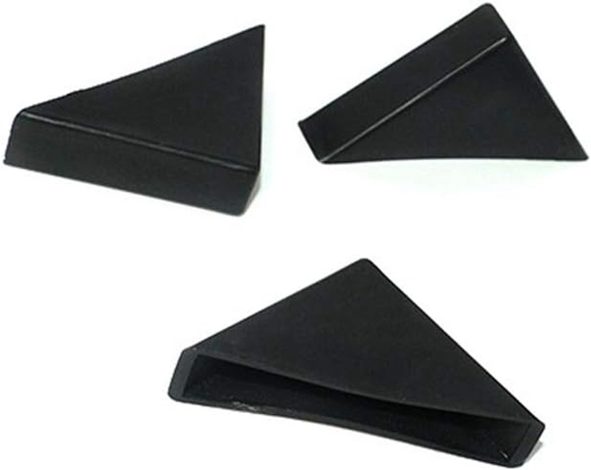 Hoekbeschermer - beschermers - Meubelhoekbeschermers - glas hoek beschermers - afdekkingen - 8 stuks - Zwart - glas hoekbeschermer - Geschikt voor meubels, glas, hout, staal, spiegel
