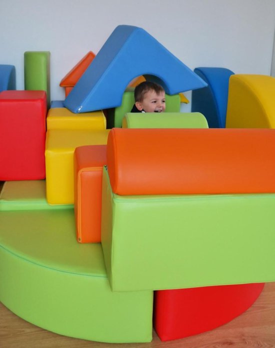 SET DE 11 blocs en mousse pour le jeu, crèches, écoles maternelles EUR