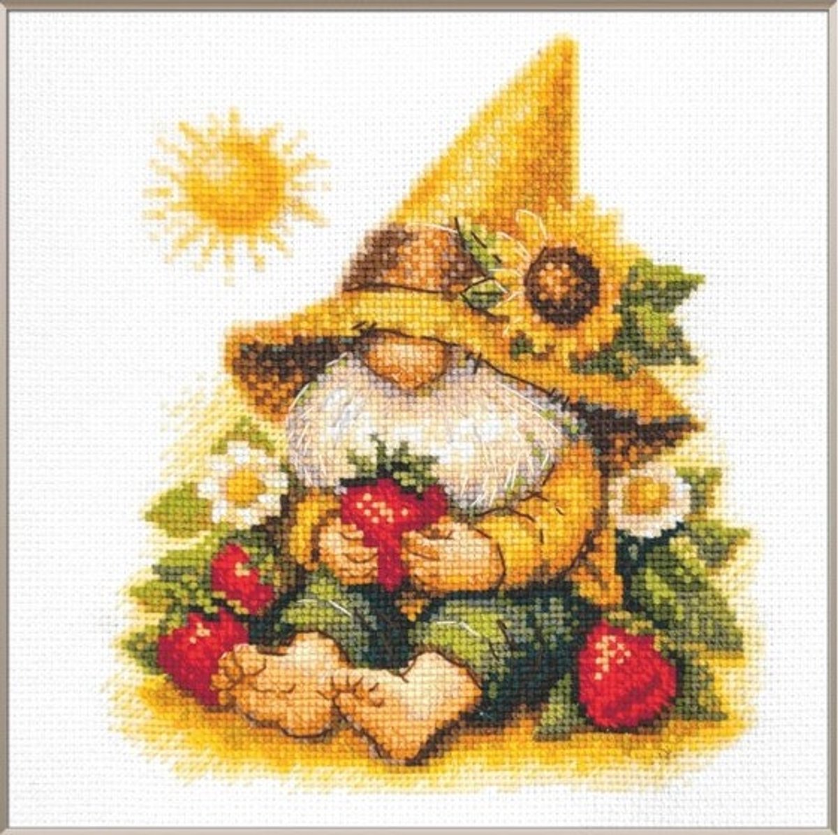 Borduurpakket Sunshine Gnome - Zonneschijn Gnoom - Aine - A1043