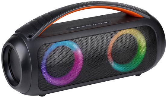 Boombox Bluetooth Speaker - Muziek Box Draadloos met RGB Verlichting - Muziekbox met AUX USB TF - Draagbare Speaker Bluetooth 20W - Draadloos met Bass Boost en TWS — afbeelding 2
