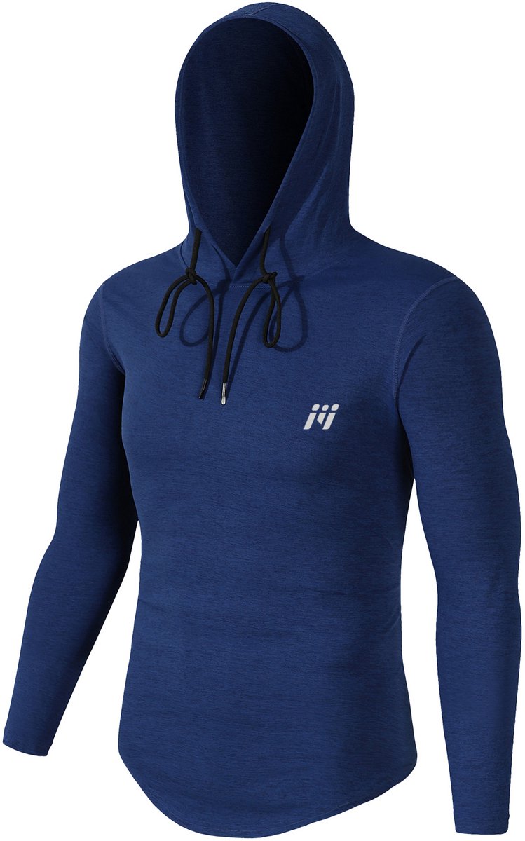 MEETYOO Heren Capuchonpullover Hoodie Lange Mouwen Shirts Sportshirt Voor Heren Zwart Wit Outdoor Sweatshirt Met Capuchon