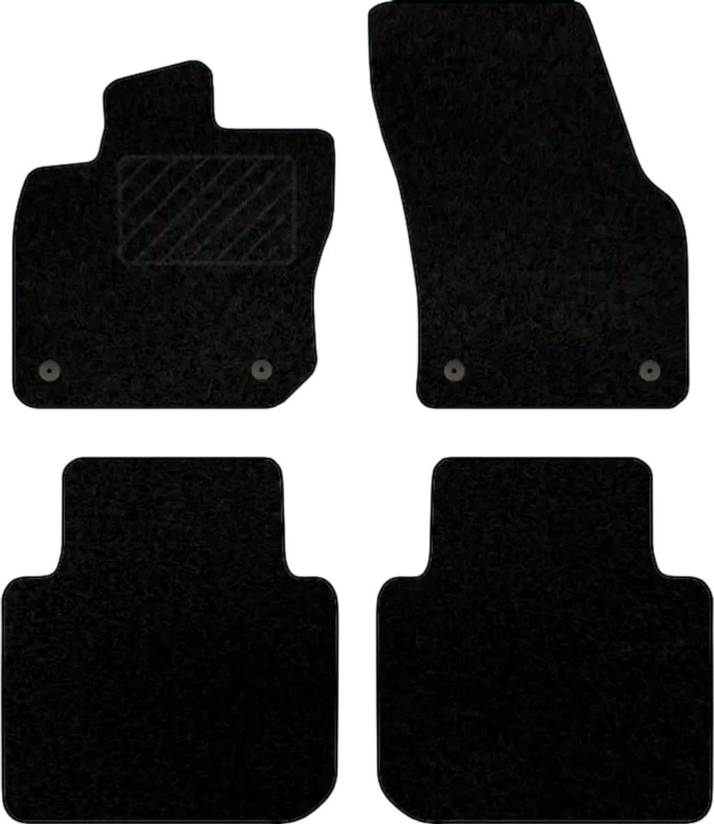 Automatten Skoda Kodiaq 2024-2026 - Naaldvilt - Perfecte pasvorm - 4-delig - Type: 5-zits
