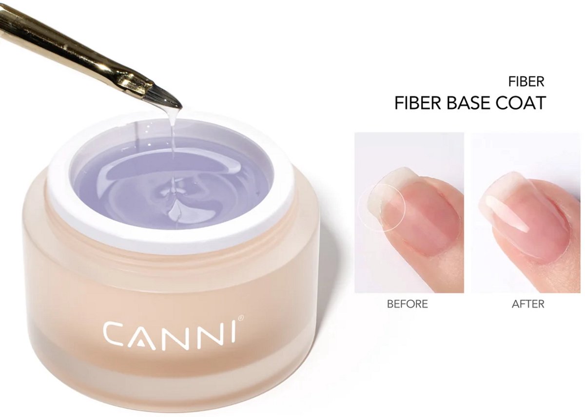 Canni UV Gellak Fiber Base Coat - 10 gram - Zonder Kwastje - Gellak Kleuren - Canni Gellak - Gellak Nagellak