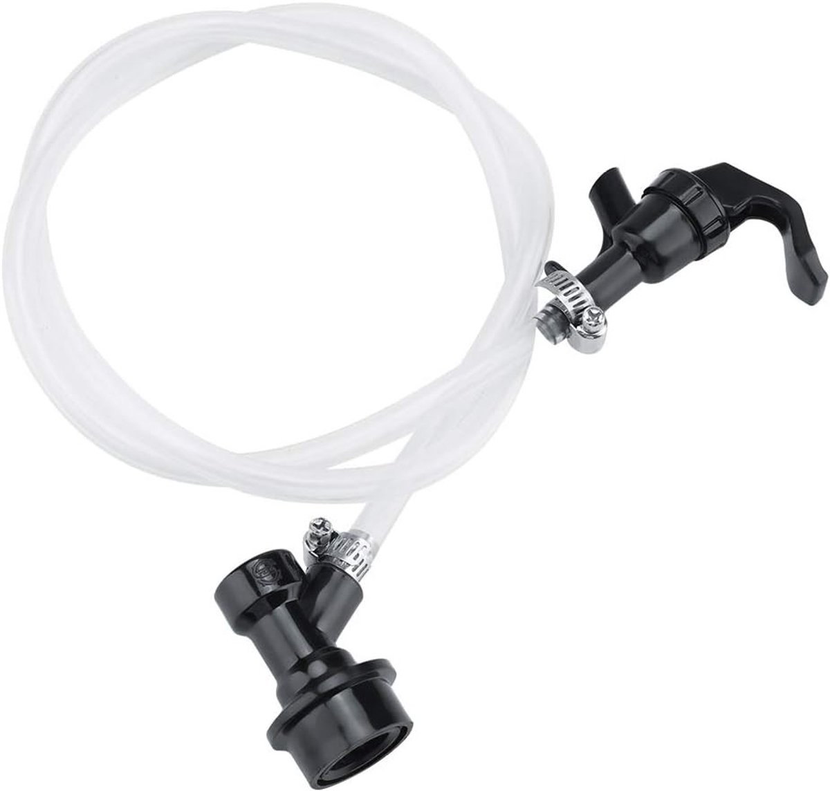 100 cm biervat slang met partytap, ideaal voor feesten, baraccessoires en horeca apparatuur